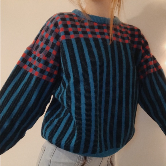 Vintage Sweaters - VINTAGE DEMETRE WOOL SWEATER